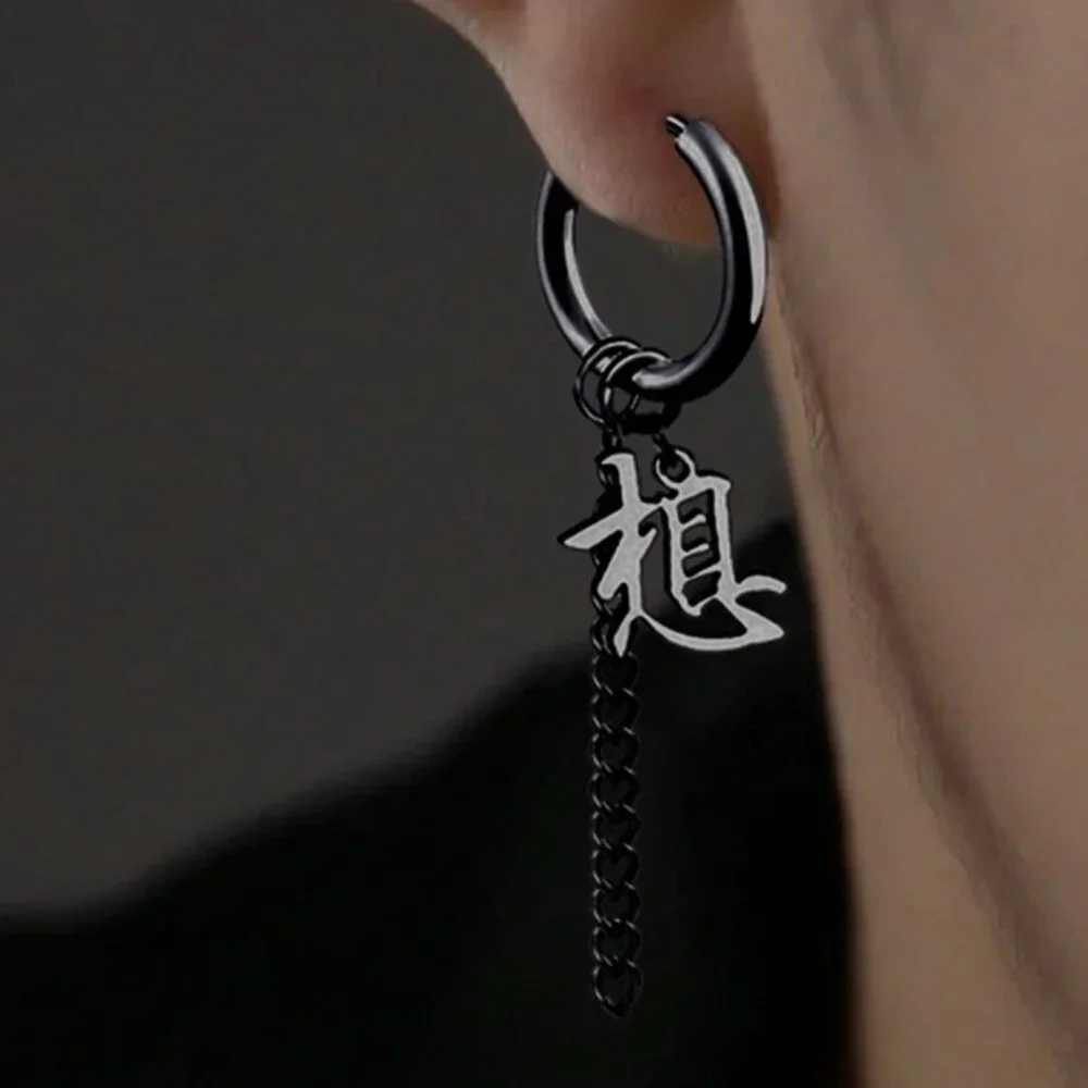 1Pc Fashionable Minimalist Stainless Steel Earring - Picture 3 of 7